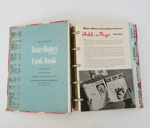 Better Homes and Gardens Cook Book 5 Ring Binder 1947 15th Print Fair Condition - Imagen 2 de 14