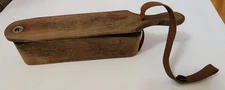 VINTAGE ROGER LATHAM TRUE TONE TURKEY CALL WOOD WOODEN BOX HUNTING CALLER