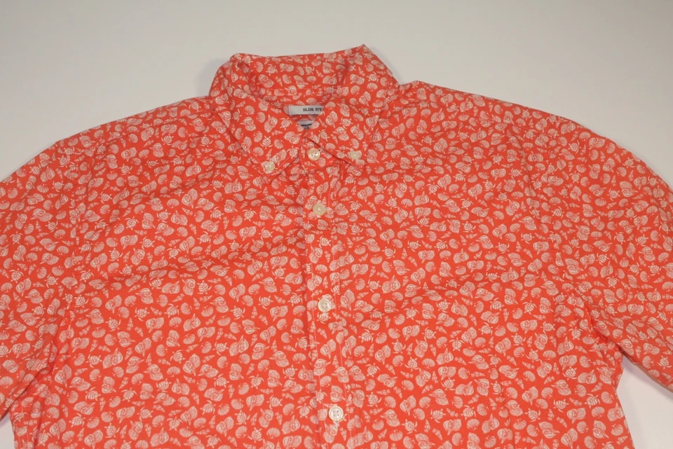 JoS. Camisa A Bank 1905 Mediana Calce Ajustado Botones Playa Tortugas y Conchas Foto 2 de 4