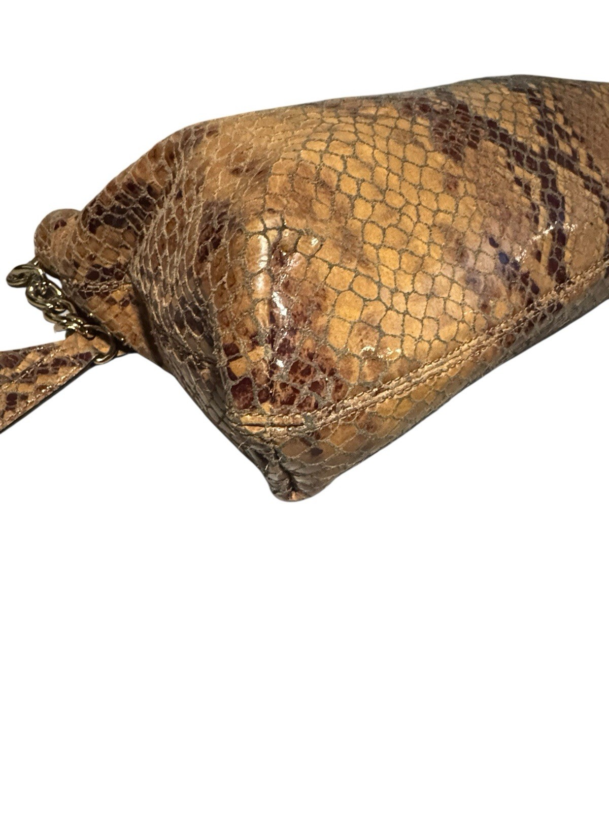 Michael Kors Python Embossed Berkeley Handbag/Cro… - image 5