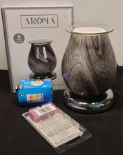 AROMA Stilvolle elektrische Duftlampe, 3stufige Helligkeit, UK Stecker