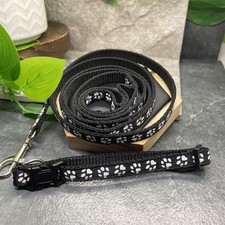 Dog Cat Collar  Leash Set Polypropylene Adjustable Small-Medium Pet New 74