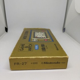 Nintendo GAME and WATCH FIRE Widescreen Boxed with Manual Japan