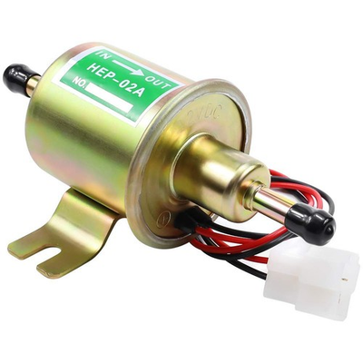 #ad SOLLON Electric Fuel Pump 12V Universal Low Pressure 12 Volt Transfer Inline... $14.43