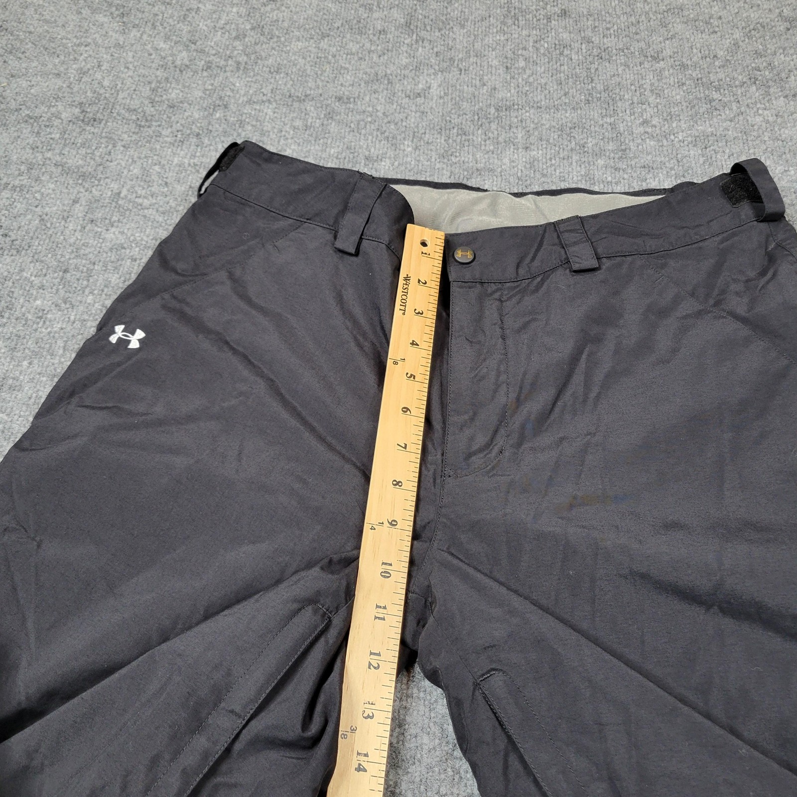 Under Armour Pants Mens Large Black Snow Ski Waterproof Windproof Winter Outdoor thumbnail 9