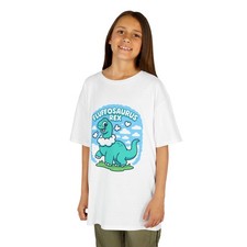 Kids Heavy Cotton Tee Dinosaur Brachiosaurus Kids Fun Prehistoric