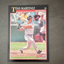 Score 1991 Tino Martinez #798 Seattle Mariners Baseball Card Base Set