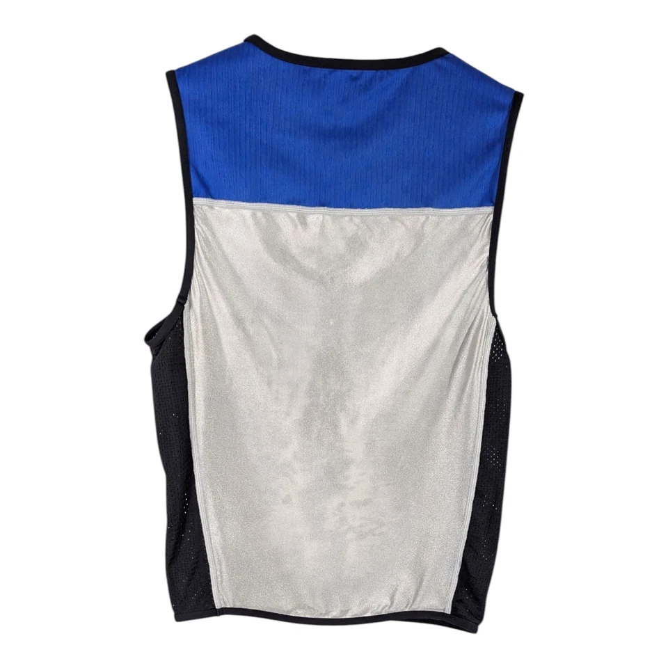 Camiseta sin mangas Speedo Fastskin para triatlón 1/2 cremallera natación azul gris grande para hombre Foto 2 de 4