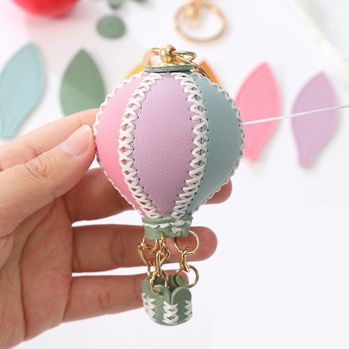 Mini Keychain Hot Air Balloon DIY Keychain Simple Car Key Ring Handmade Lanyard - Picture 10 of 26
