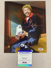 NIKE CEO PHIL KNIGHT AUTOGRAPH 8x10 PORTRAIT PHOTO PSA AM76085