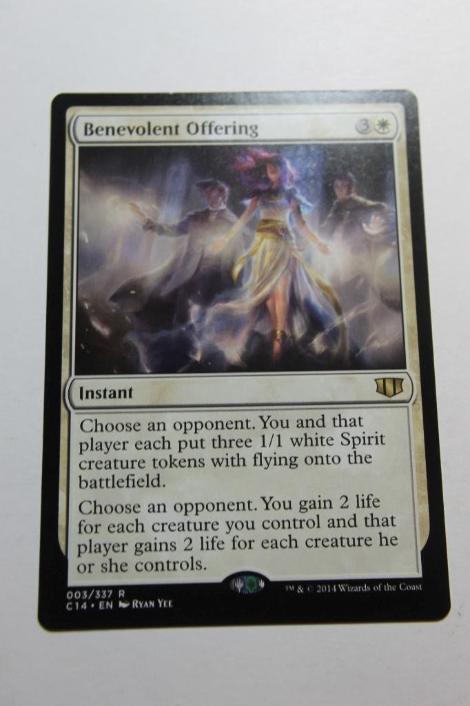 MTG Benevolent Offering x1- -Commander 2014-Lightly Played