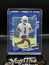 2023 Panini Donruss - Rated Rookie Josh Downs #345 Press Proof Blue (RC)