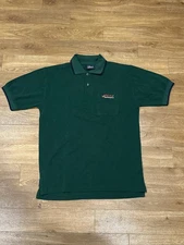 Vintage Peak Performance Men’s Medium Green Polo Sweden