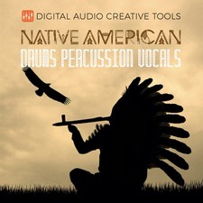 Native American Drums Perc Vocals Sample Library 200 Samples - Instant Access
