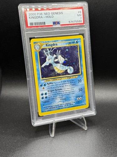 Pokemon Kingdra 8/111 Neo Genesis Holo PSA 7 - Picture 1 of 2