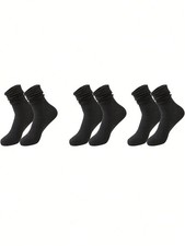 5 pairs of diabetic socks non-binding, men's and women's loose socks, wide top s