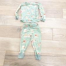 Angel Dear Christmas Print Bamboo Pajama Set