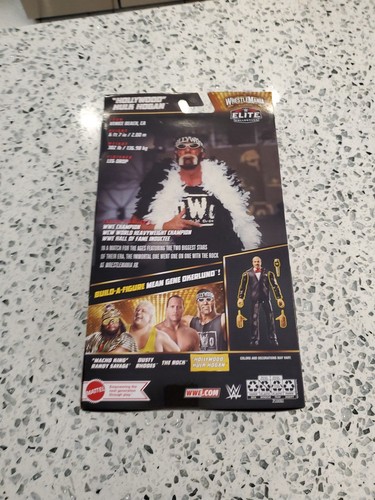 WWE Elite Wrestlemania Hollywood Hulk Hogan BAF Mean Gene Neu Sealed Mattel - Bild 5 von 8