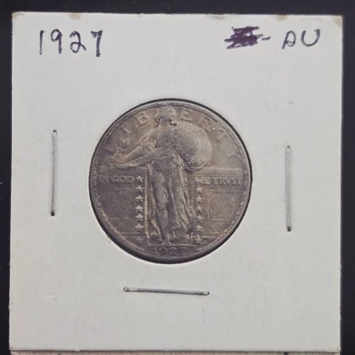 1927 STANDING LIBERTY QUARTER - FABULOUS DETAILS