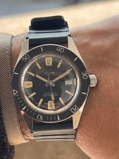 vintage Kelton manual wind Diver for men watch Rare Timex version!!