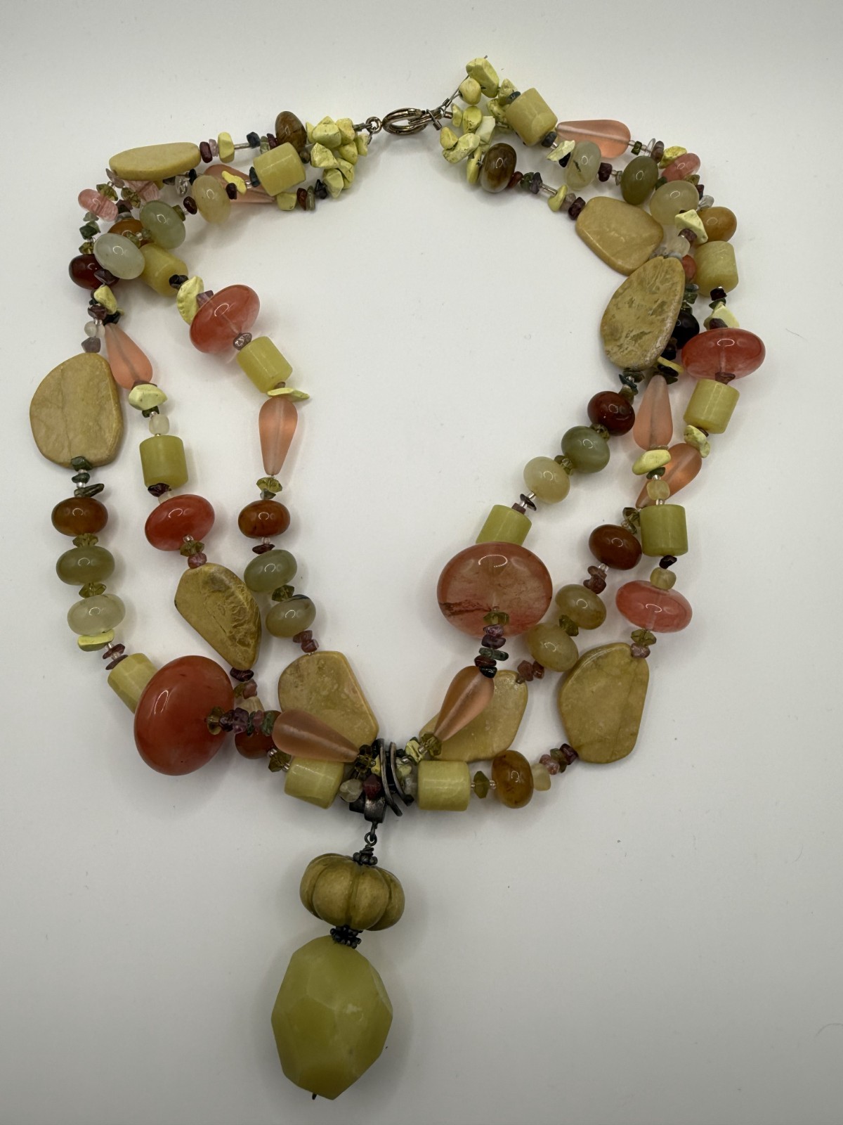 Vintage Multi-Strand Bohemian-Style Turquoise Nug… - image 7