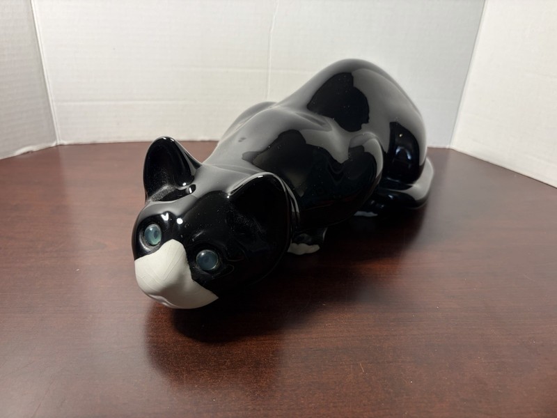 Large ELPA Alcopaca Large Black Cat Made In Portugal