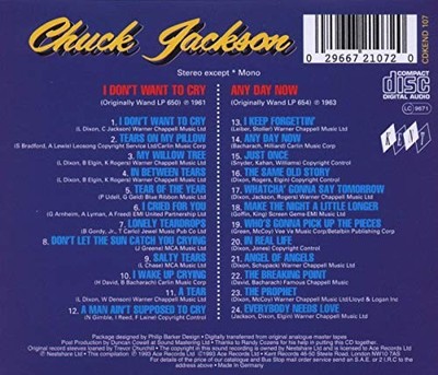 I Don't Want to Cry / Any Day Now by Chuck Jackson