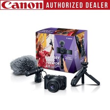 Canon EOS R50 V Video Creator Kit with RF-S14-30mm Lens Black