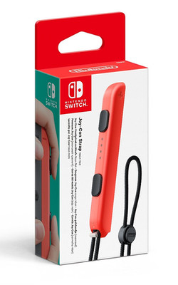 Switch Joy-Con Controller Strap - Neon Red