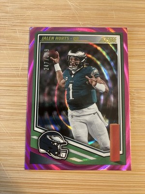2025 Panini Score Jalen Hurts /399 Philadelphia Eagles #84