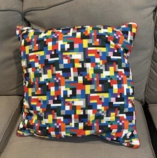 LEGO Target Color Block Throw Pillow 16”x16”