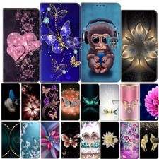 Case For Samsung A16 A17 A07 A37 A57 A56 Patterned Flip Wallet Stand Phone Cover