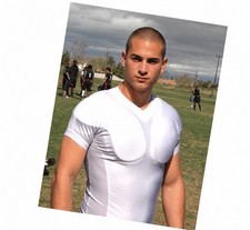 PROTECTOR DE PECHO PROTEGER HOMBRO CLAVÍCULA RUGBY ACOLCHADO Capa Base