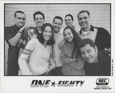 One Eighty Band Promo Black & White Press Photo 1990s Music Group