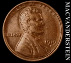 1919-D Lincoln Wheat Cent - Scarce  Extra Fine  Better Date  No Reserve  #L4469