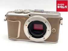 OLYMPUS PEN E-PL10 16.0MP Mirrorless Digital Camera Body BROWN -EXC- 7873