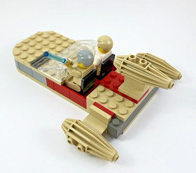 LEGO Star Wars 7110 Landspeeder Complete Luke Skywalker Obi-Wan 1999