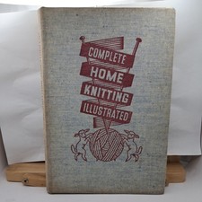 Vintage KNITTING ILLUSTRATED BOOK circa 1940's By Margaret Murray &