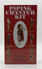NIB Sealed Bagpipes Of Caledonia Piping Chanter Kit Scotland Beautiful Wood
