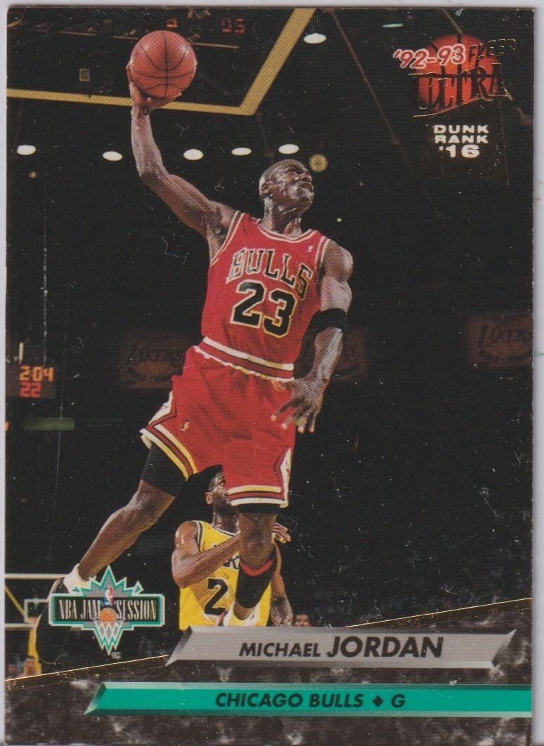 MICHAEL JORDAN: 1992-93 FLEER ULTRA CARD # 216