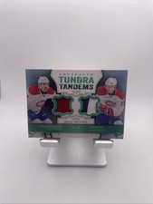 2013 Artifacts Tundra Tandems Emerald /36 Tomas Plekanec Lars Eller Patch
