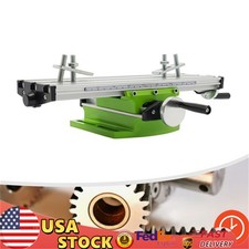 Work Table X Y Axis Bench Drill Press Vise Cross Slide Fixture Milling Machine