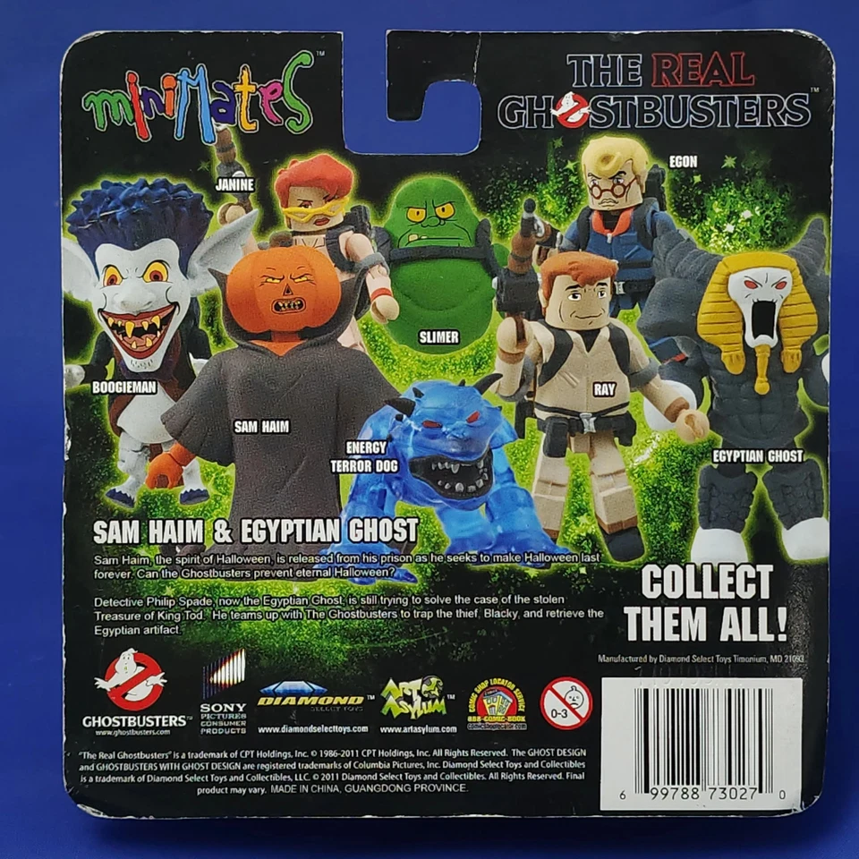 Figuras de fantasmas reales de Sam Hain y fantasmas egipcios Minimates Foto 2 de 3