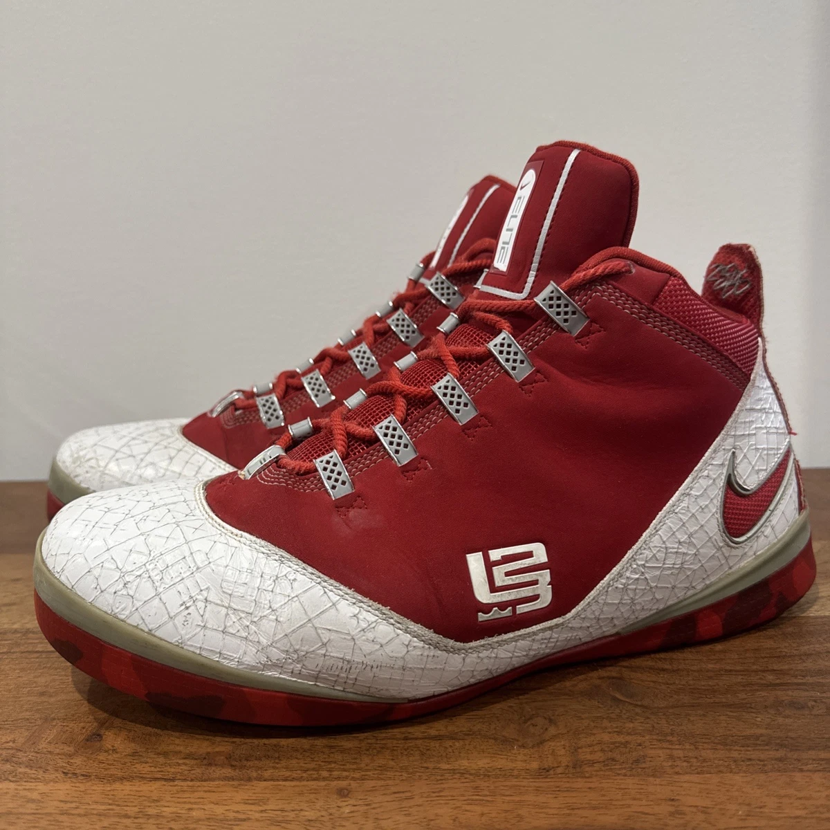 Nike Lebron Zoom Solider II 2 Elite TB Red Size 13 Basketball Shoes 319407-163 Nike LeBron Zoom Soldier 2 TB Varsity Red for Sale  main image 3
