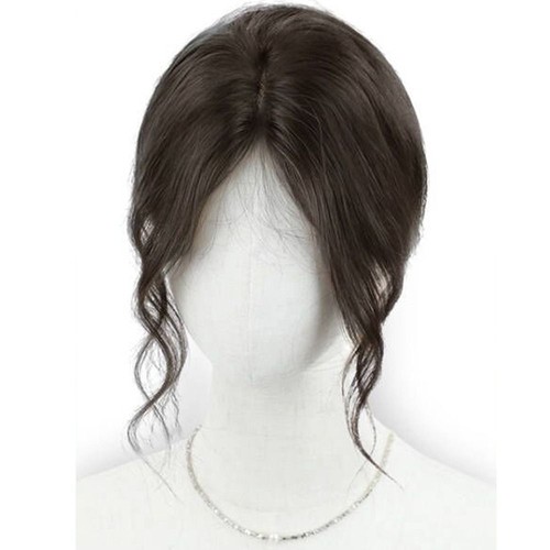 Clip in Synthetic Hair Bangs Invisible Middle Part Bangs Women Topper Bang - Picture 14 of 16