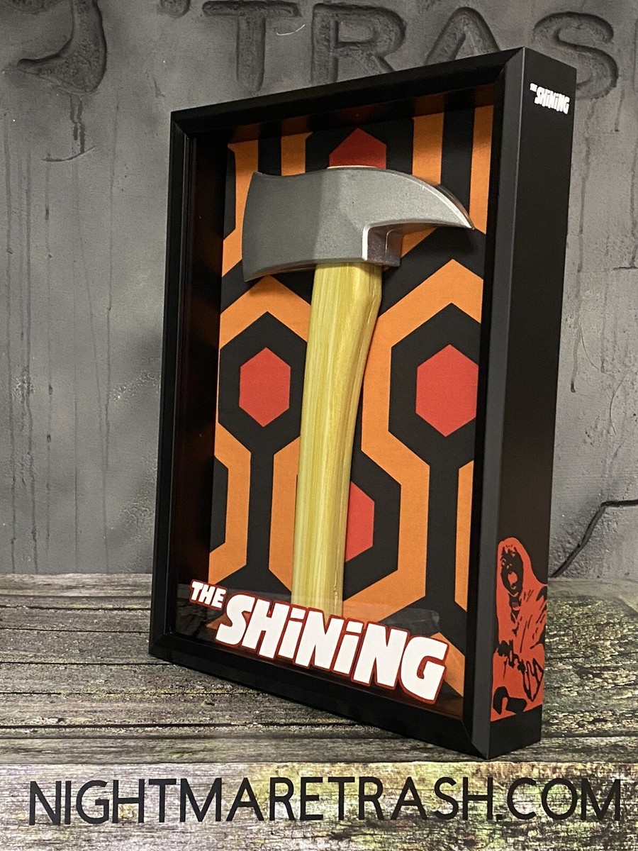 The Shining Jack Torrance Axe Prop Display Case Frame Horror Movie