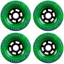 Bigfoot Longboard Wheels 90mm 78a Cored Classics Green (Set of 4)