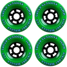 Bigfoot Longboard Wheels 90mm 78a Cored Classics Green (Set of 4)