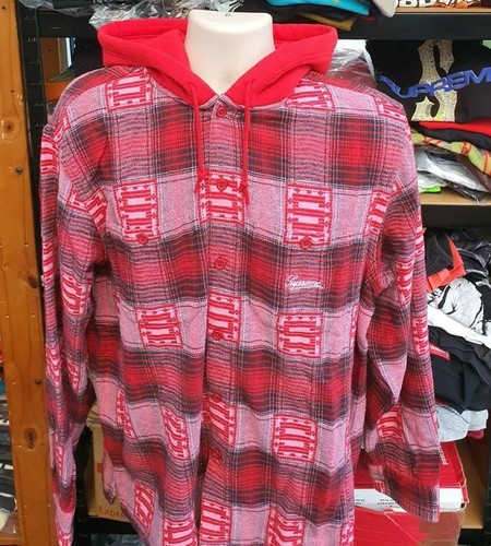Hooded Shadow Plaid Shirt Best Sale, UP 