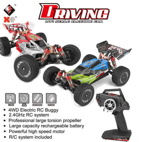 Wltoys 144001 1/14 2.4GHz 4WD RC Car 60km/h High Speed Buggy Racing Drift RTR - Picture 1 of 25